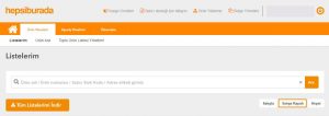 hepsiburada.com mağaza paneli